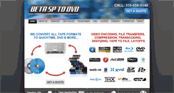 Desktop Screenshot of betasptodvd.com